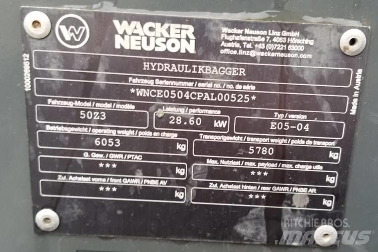 Wacker Neuson 50Z3 Гусеничные экскаваторы