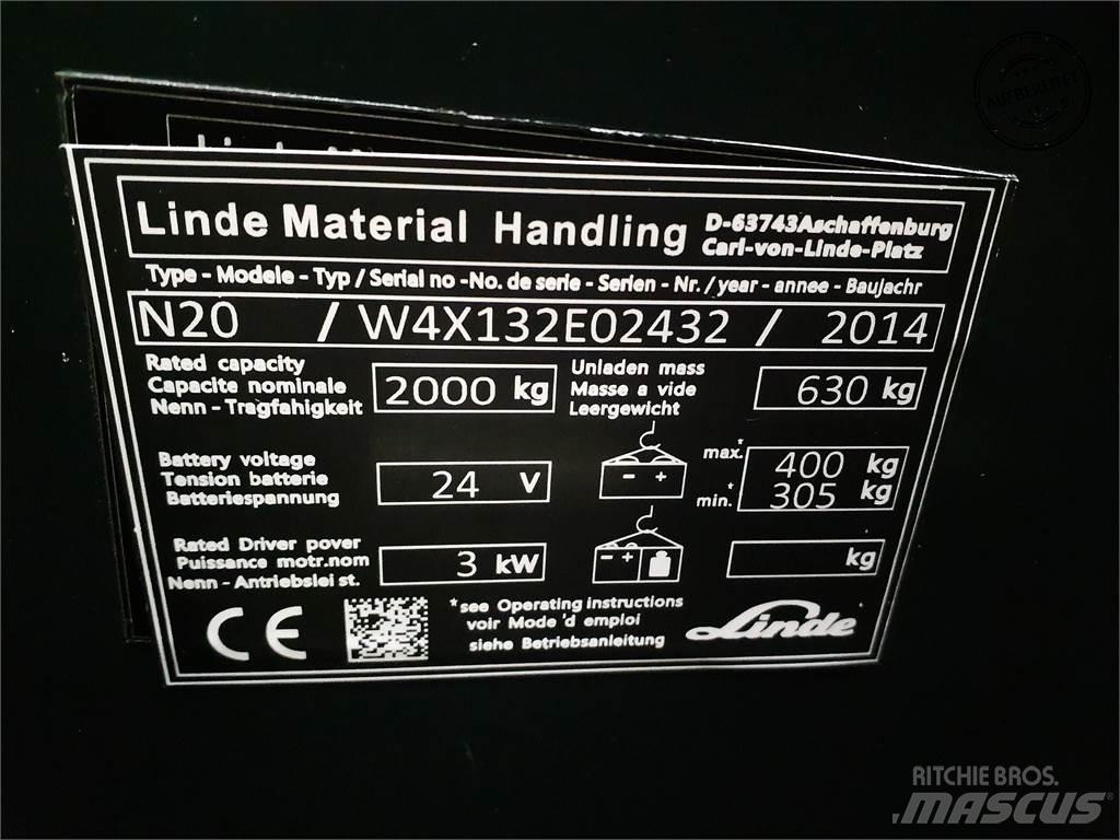 Linde N20-lang Горизонтальные комплектовщики