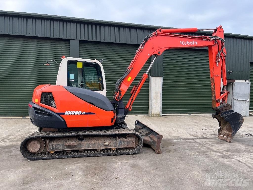 Kubota KX 080-3 Мини-экскаваторы