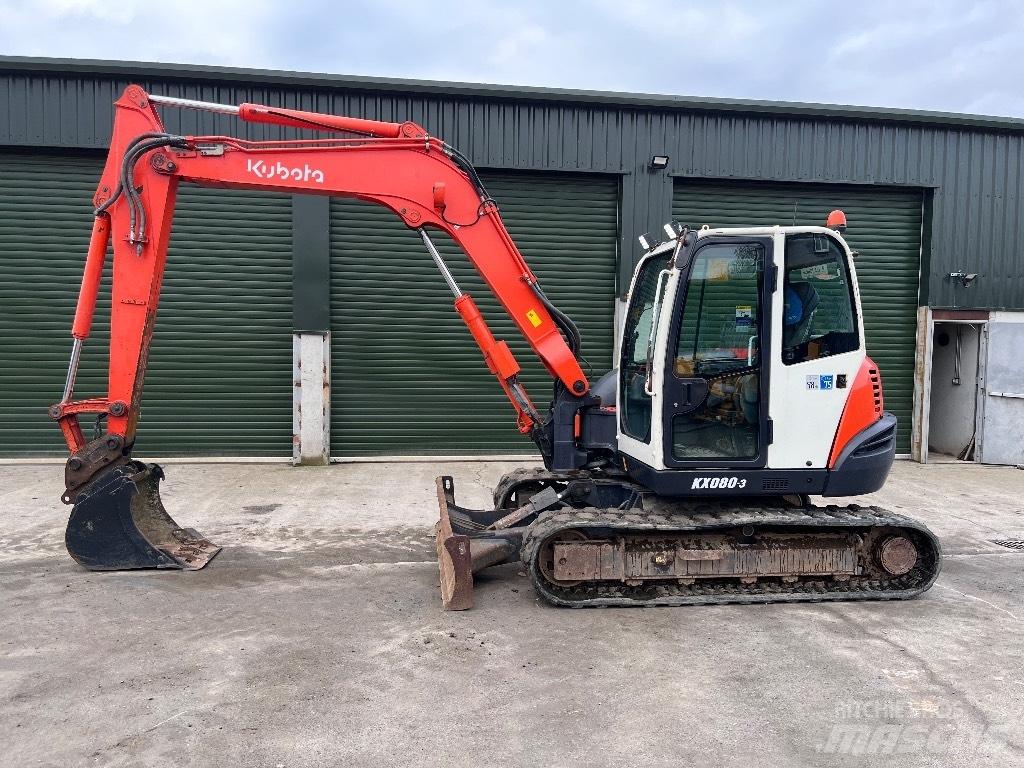 Kubota KX 080-3 Мини-экскаваторы