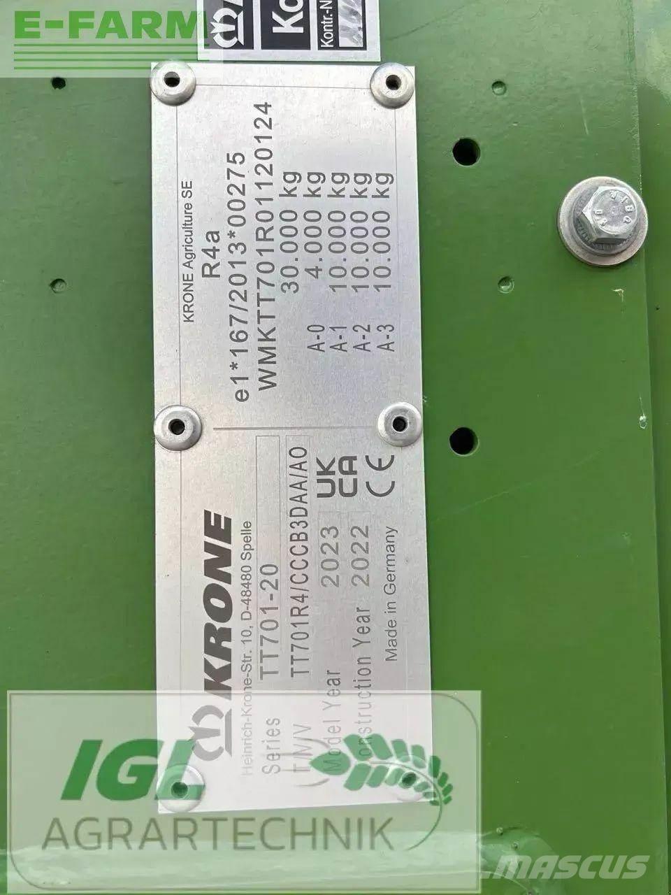 Krone tx 560 Прицепы перегрузчики зерна