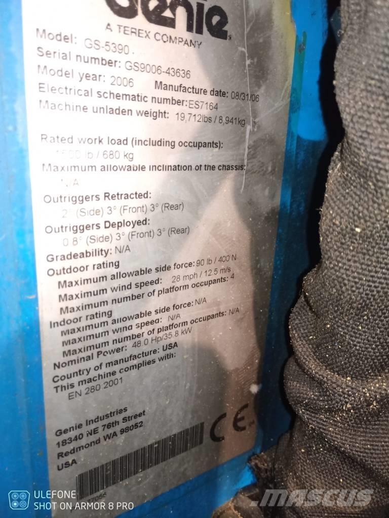 Genie GS 5390 RT Ножничные подъемники