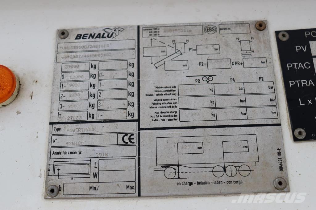 Benalu powertrack Самосвальные прицепы
