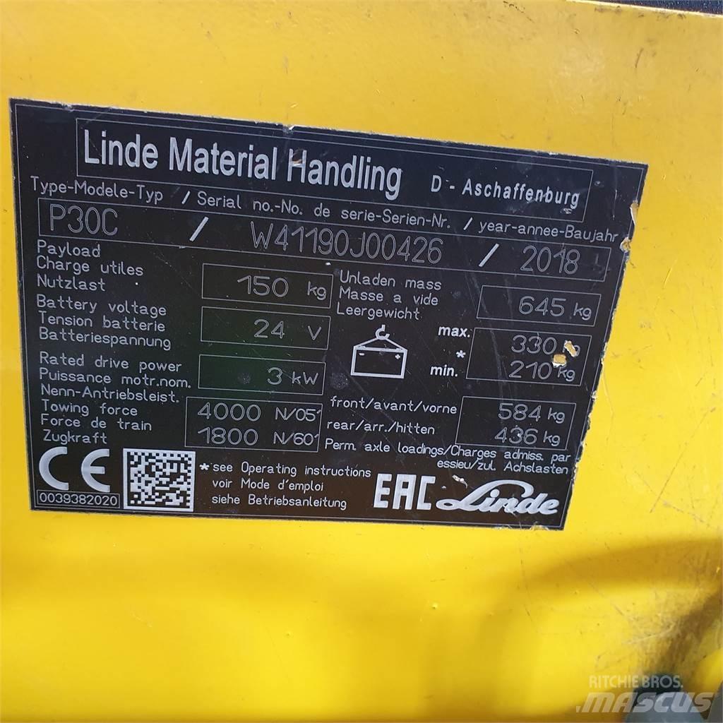 Linde P30C Складские электротягачи