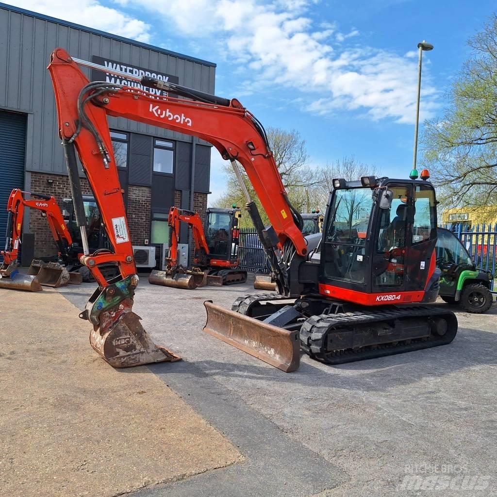 Kubota KX080-4 Малые экскаваторы 7т-12т