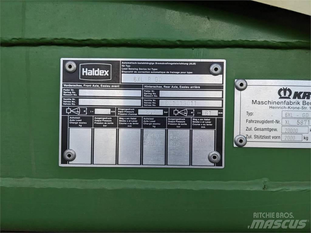 Krone 6XL/R-GD Прицепы с самозагрузкой