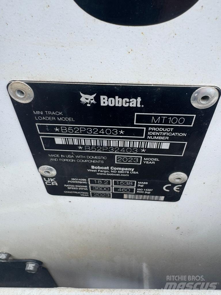 Bobcat MT 100 Гусеничные фронтальные погрузчики