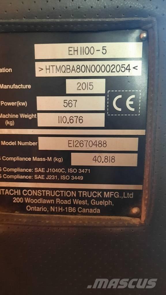 Hitachi EH 1100-5 Карьерные самосвалы