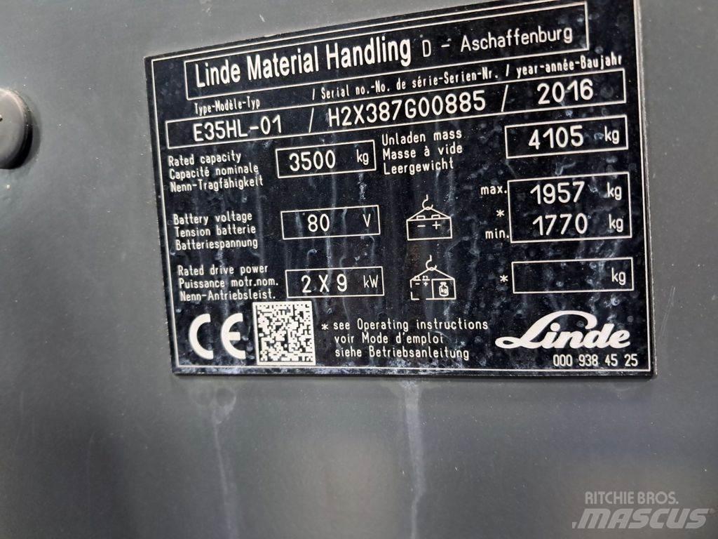 Linde E35HL-01 Электропогрузчики
