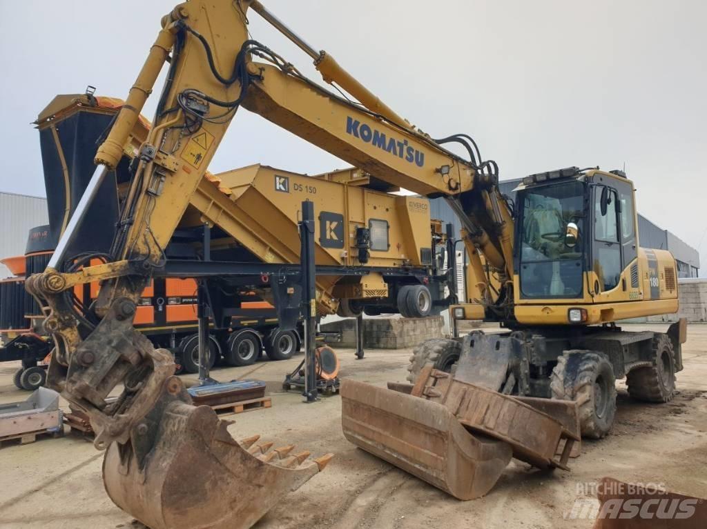 Komatsu PW180-7 Колёсные экскаваторы