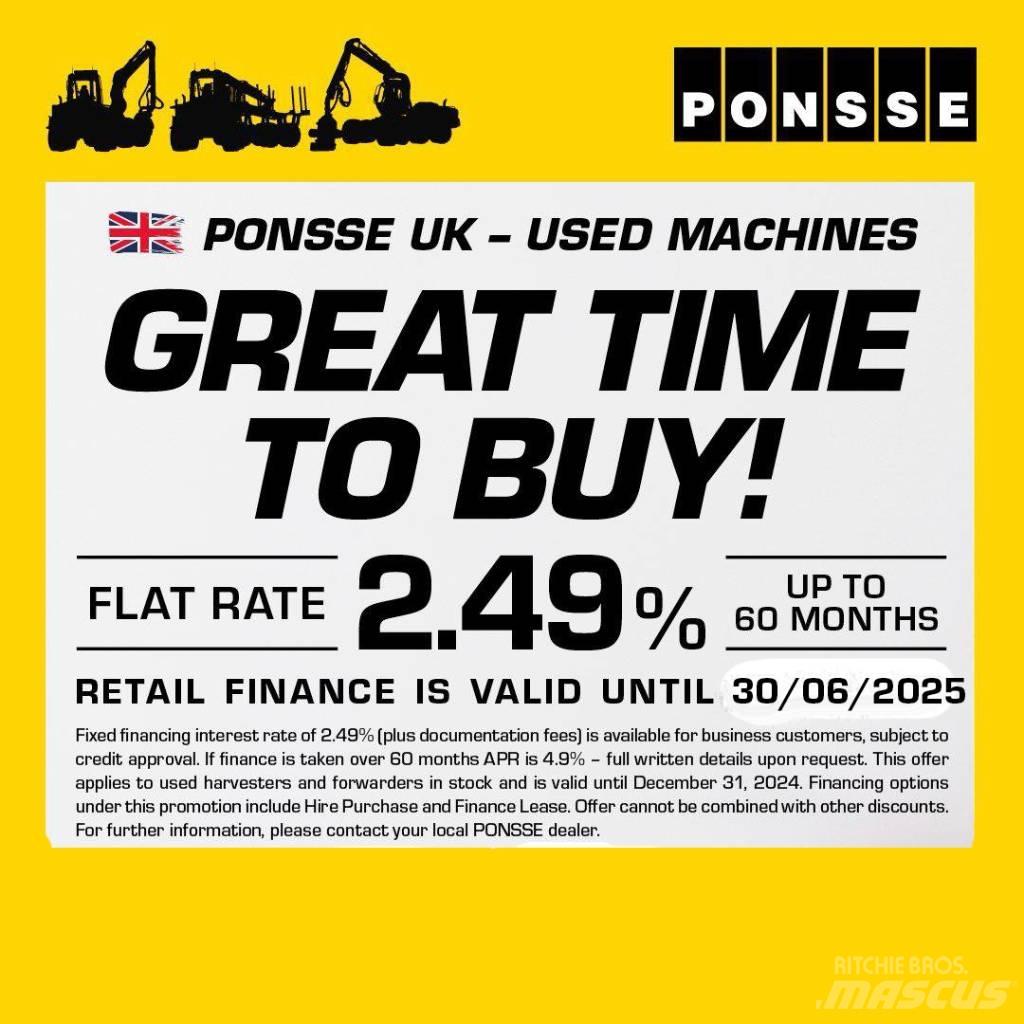 Ponsse Bear 8W Харвестеры