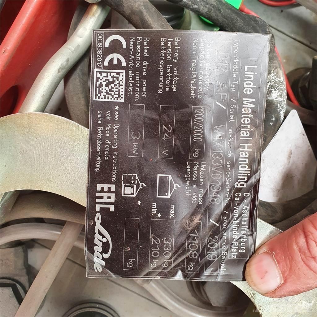 Linde D12AP Ручные штабелёры с электроподъёмом