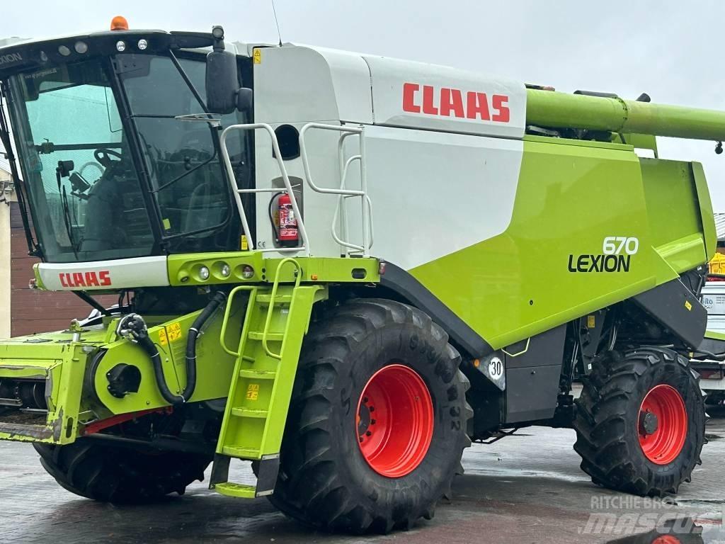 CLAAS Lexion 670 4x4 Зерноуборочные комбайны