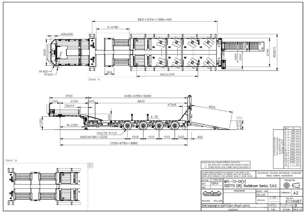 Nooteboom MPL-73-04V Низкорамные полуприцепы