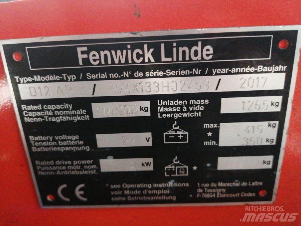 Linde D12AP Ручные штабелёры с электроподъёмом