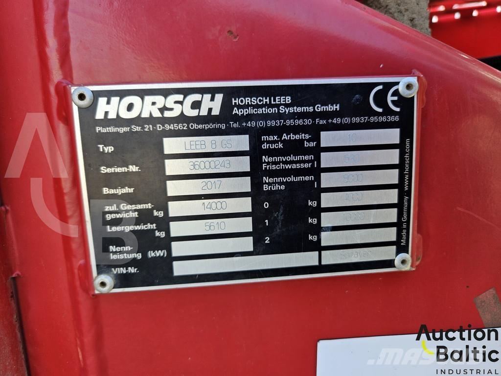 Horsch Leeb 8 GS Прицепные опрыскиватели