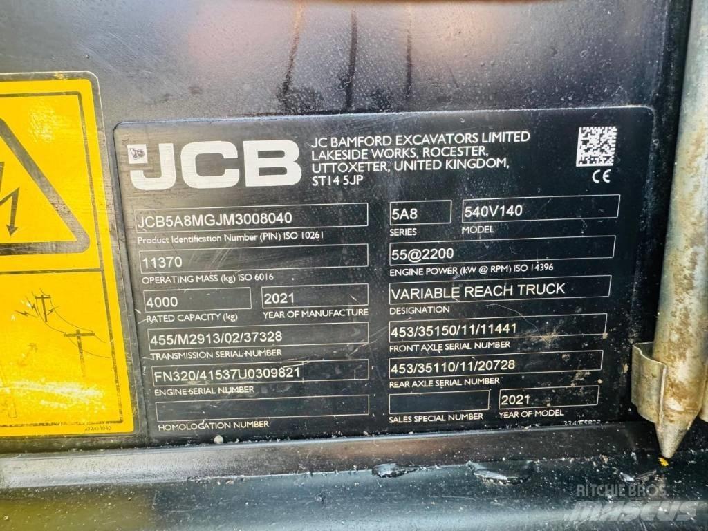 JCB 540-140 Телескопические погрузчики