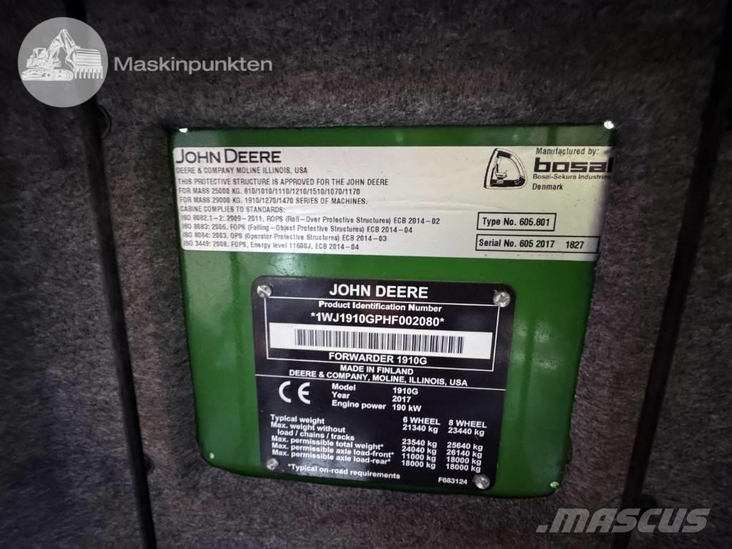 John Deere 1910 G Форвардеры