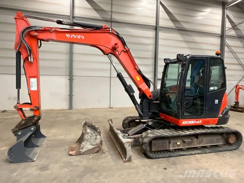 Kubota KX 080-4 A Малые экскаваторы 7т-12т