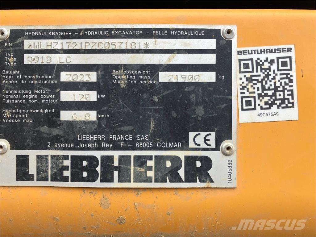 Liebherr R918 Гусеничные экскаваторы