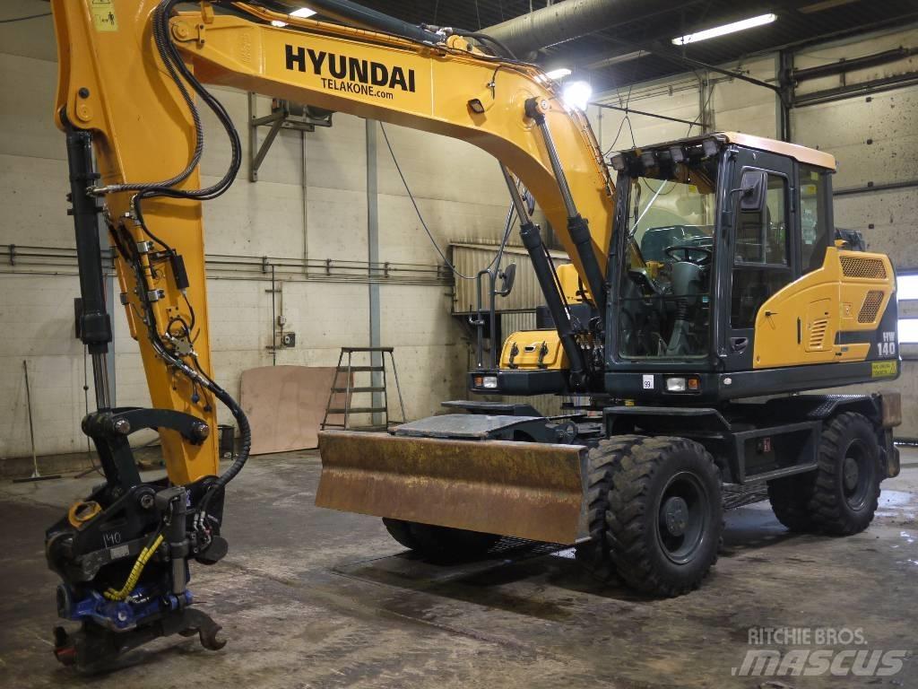 Hyundai HW 140 Колёсные экскаваторы