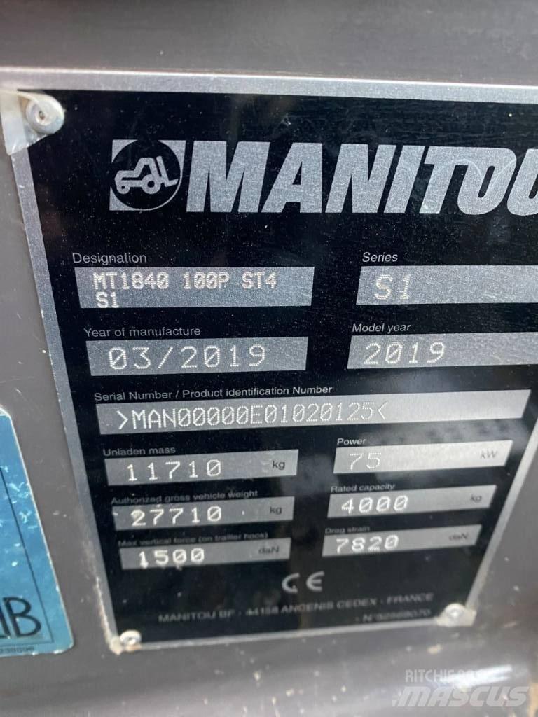 Manitou MT 1840 Телескопические погрузчики