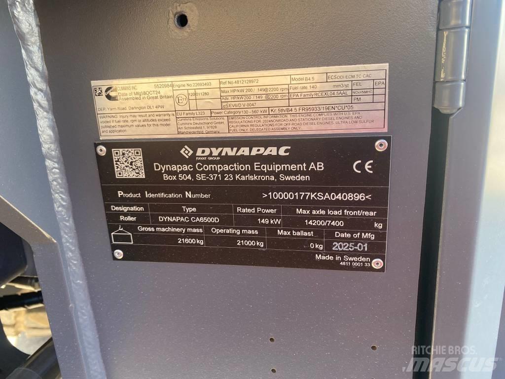 Dynapac CA 6500 D Грунтовые катки