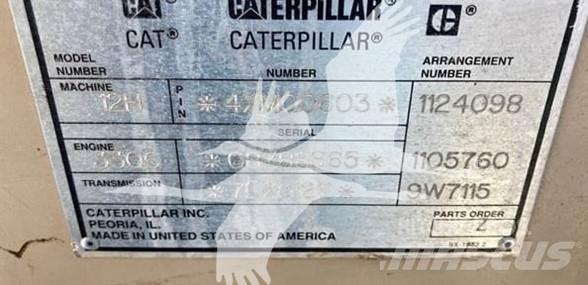 CAT 12H Грейдеры