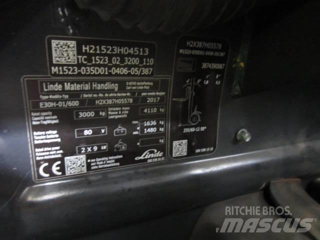 Linde E30H Электропогрузчики