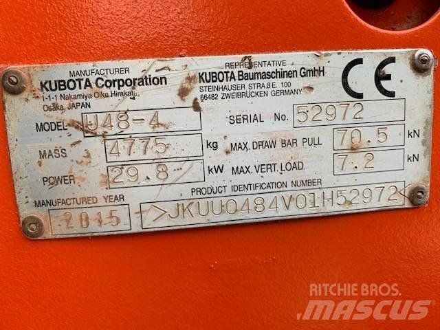 Kubota U 48-4 Мини-экскаваторы