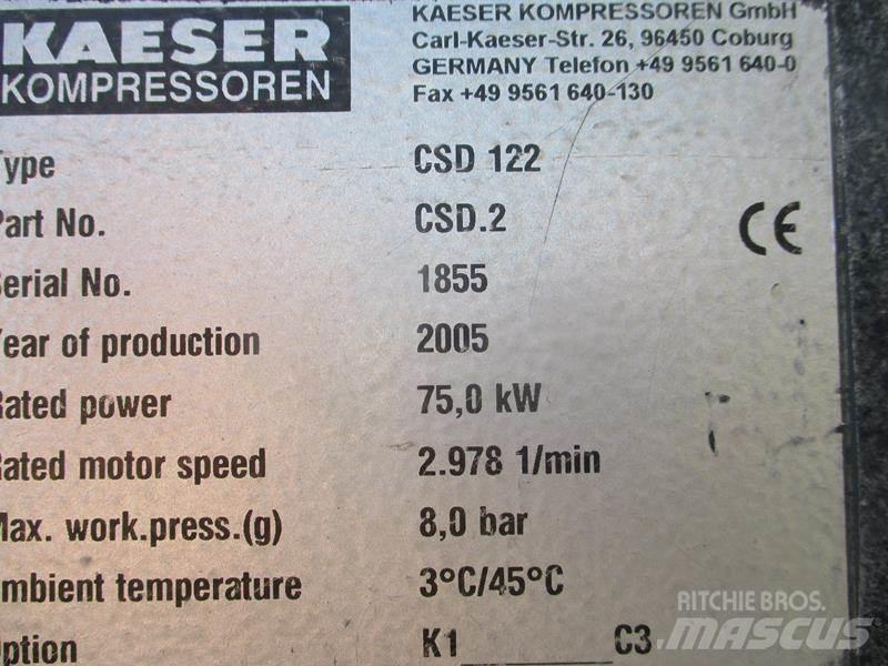 Kaeser CSD 122 Воздушные компрессоры