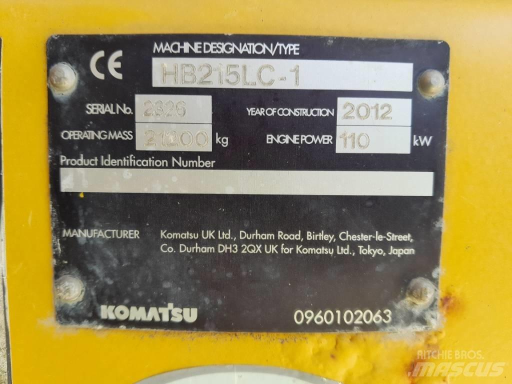 Komatsu HB215LC-1 Гусеничные экскаваторы