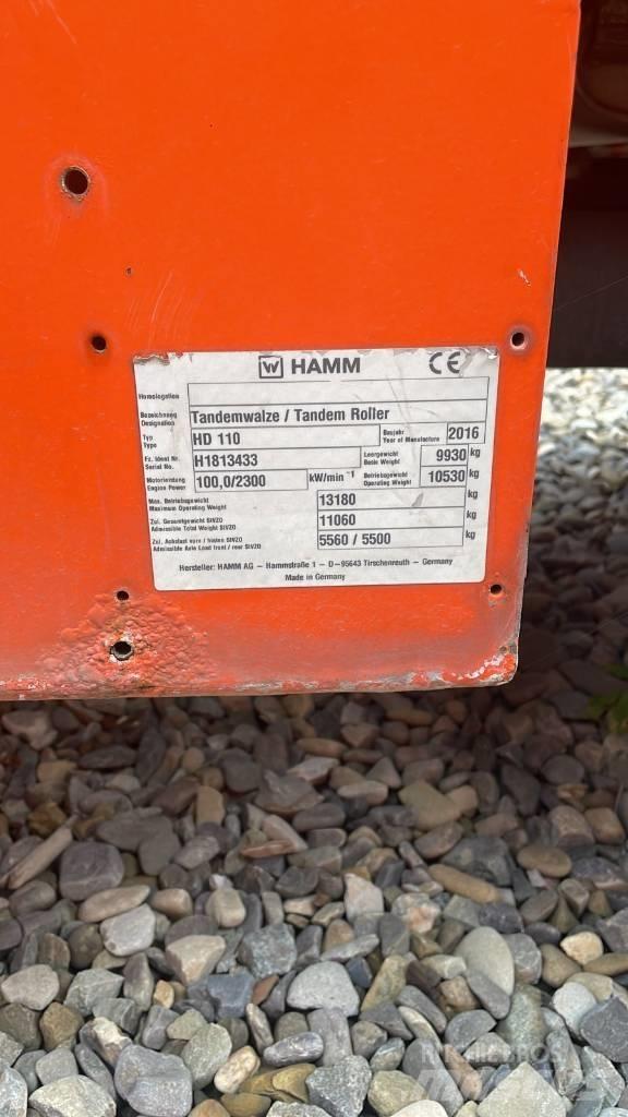 Hamm HD 110 Катки тротуарные