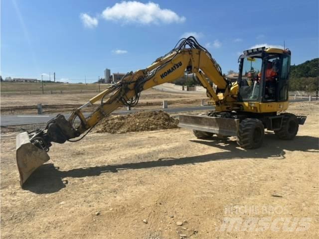 Komatsu PW98 MR-10 Колёсные экскаваторы