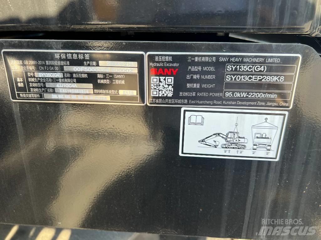Sany SY 135 C Гусеничные экскаваторы