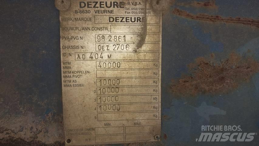 Dezeure AD404M Низкорамные прицепы