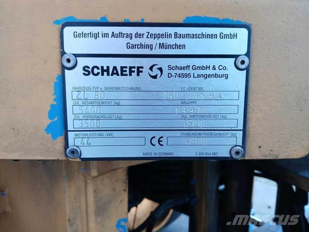 Schaeff ZL 80 Фронтальные погрузчики