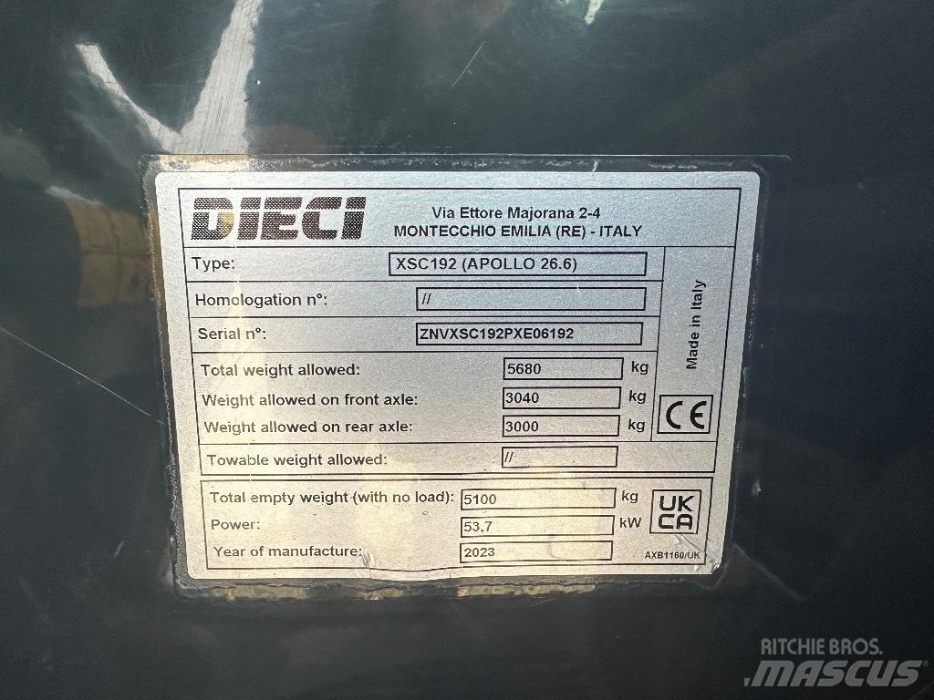 Dieci Apollo 26.6 Телескопические погрузчики