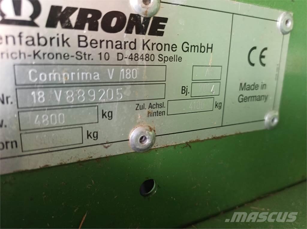 Krone V 180 XC Рулонные пресс-подборщики