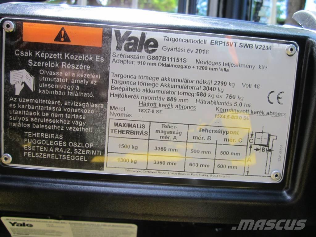 Yale ERP15VT Электропогрузчики
