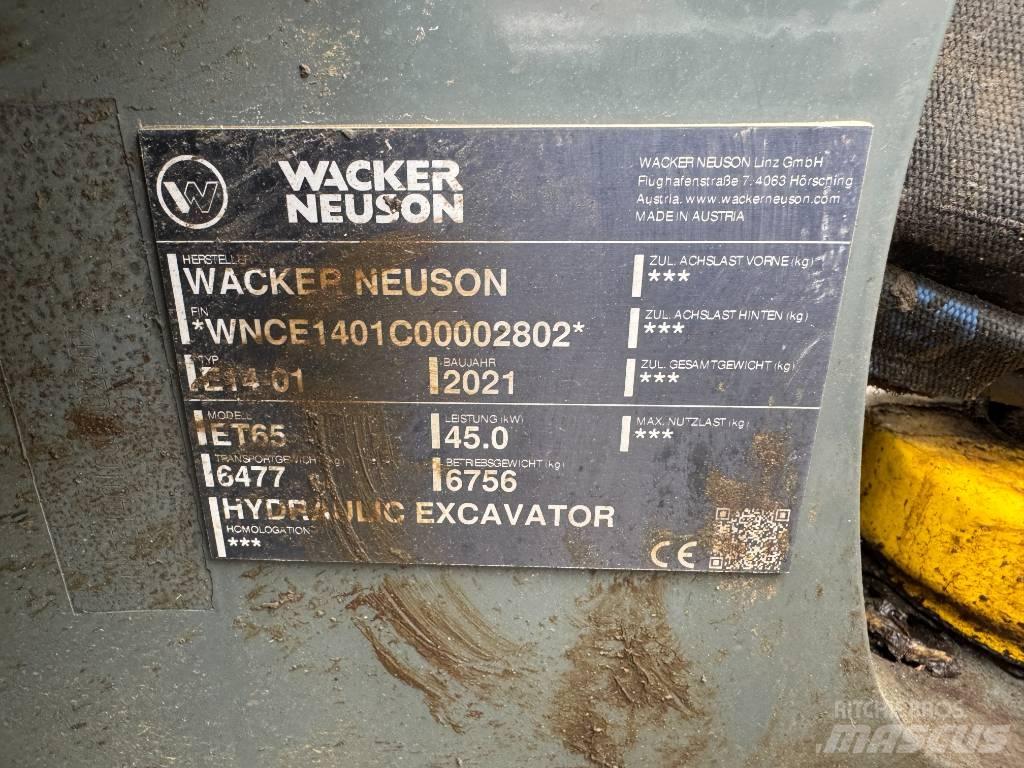 Wacker Neuson ET65 Гусеничные экскаваторы