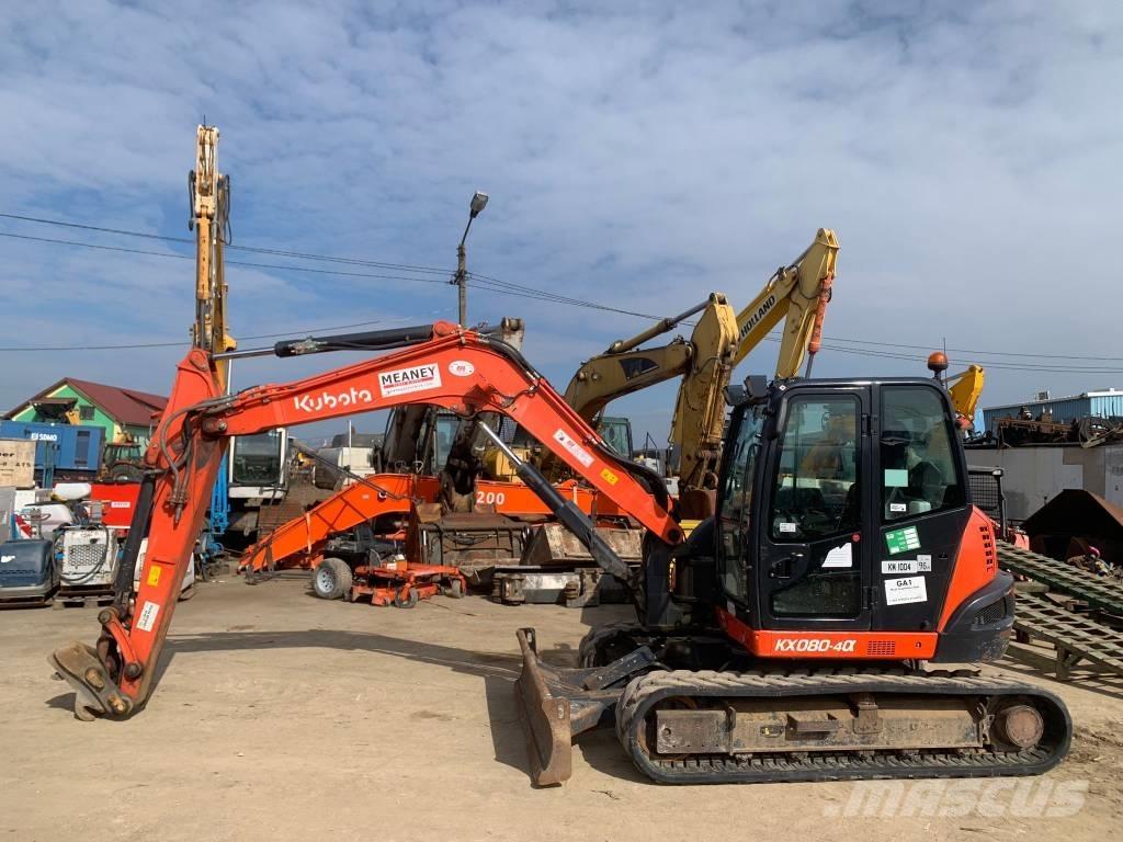 Kubota KX 080-4A Малые экскаваторы 7т-12т