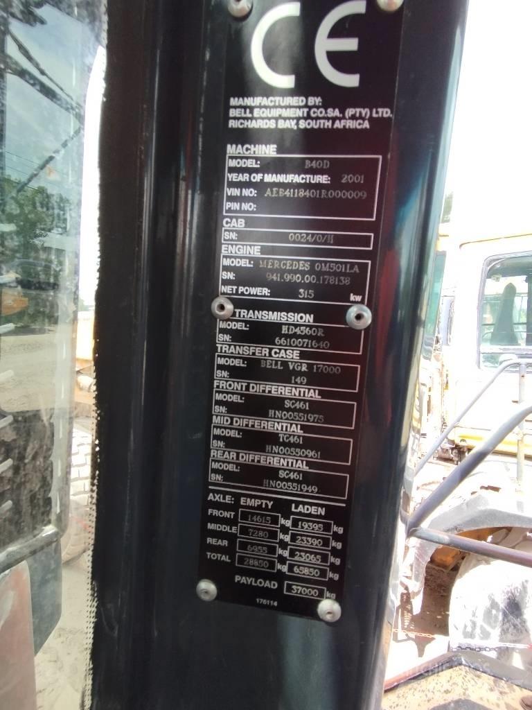 Bell B 40 D Шарнирно-сочленённые самосвалы