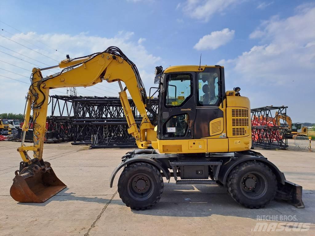 Komatsu PW118MR-11 Колёсные экскаваторы