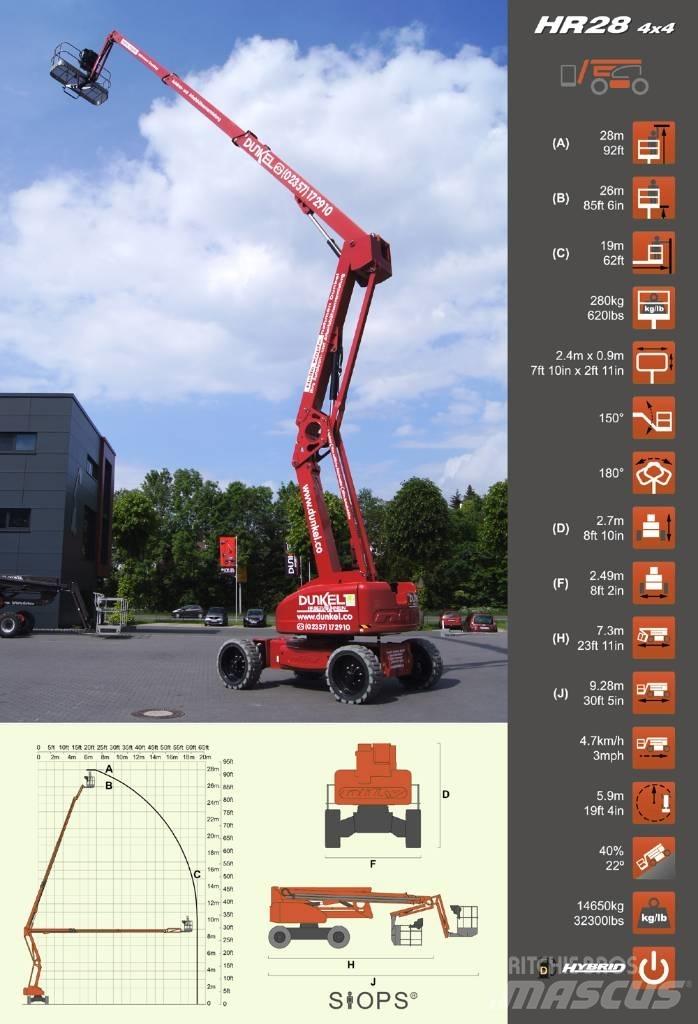 Niftylift HR 28 Коленчатые подъемники