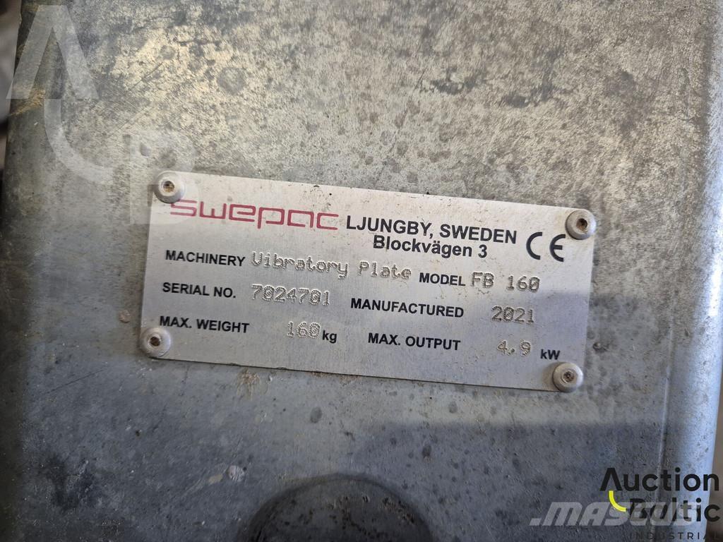 Swepac FB 160 Виброплиты и вибротрамбовки