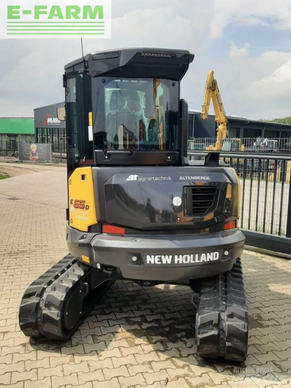 New Holland e65d Колёсные экскаваторы
