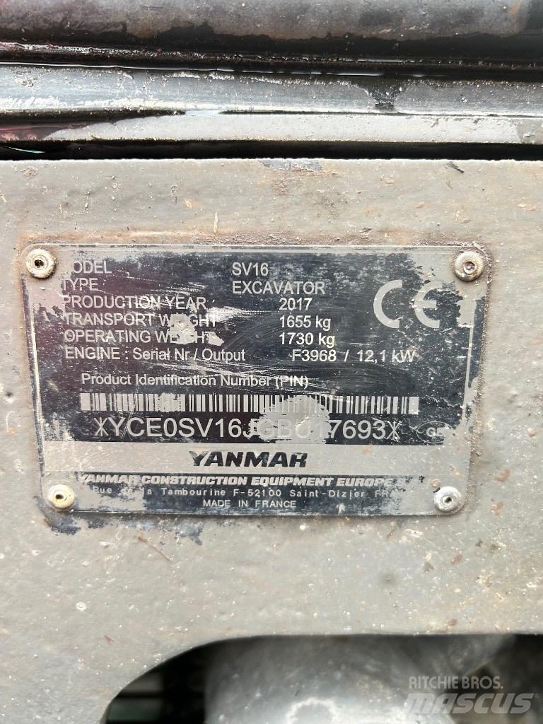 Yanmar SV 16 Мини-экскаваторы