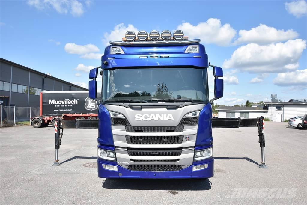 Scania G450 8X4 Автомобильные краны