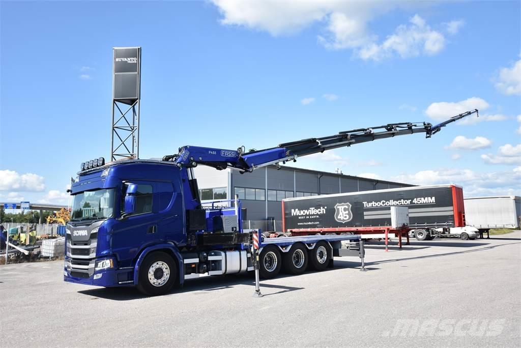 Scania G450 8X4 Автомобильные краны